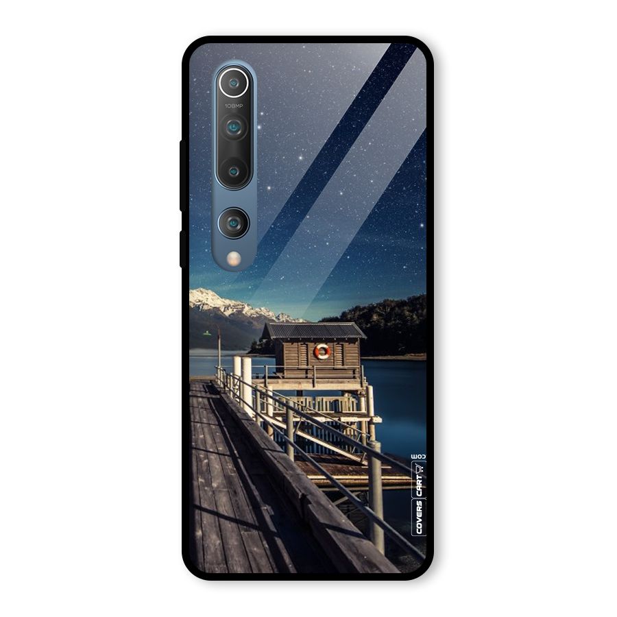 Beautiful Dock Hut Glass Back Case for Mi 10