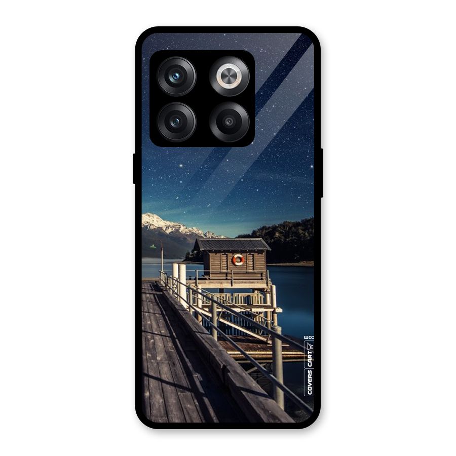 Beautiful Dock Hut Glass Back Case for OnePlus 10T
