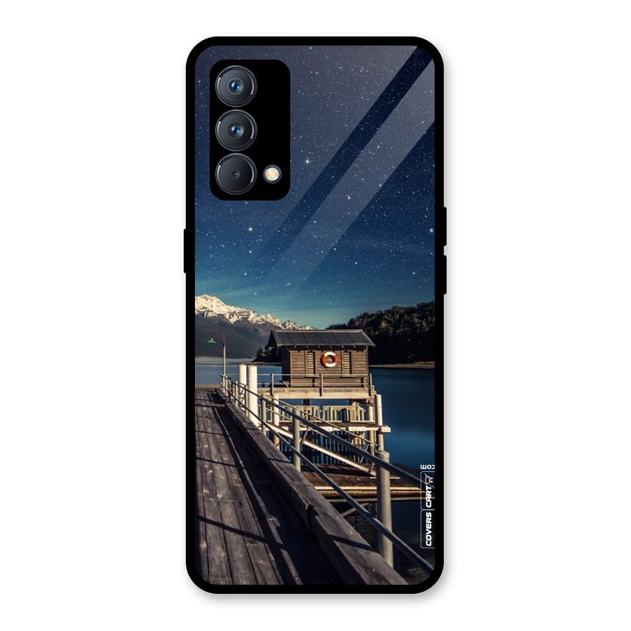 Beautiful Dock Hut Glass Back Case for Realme GT Master Edition