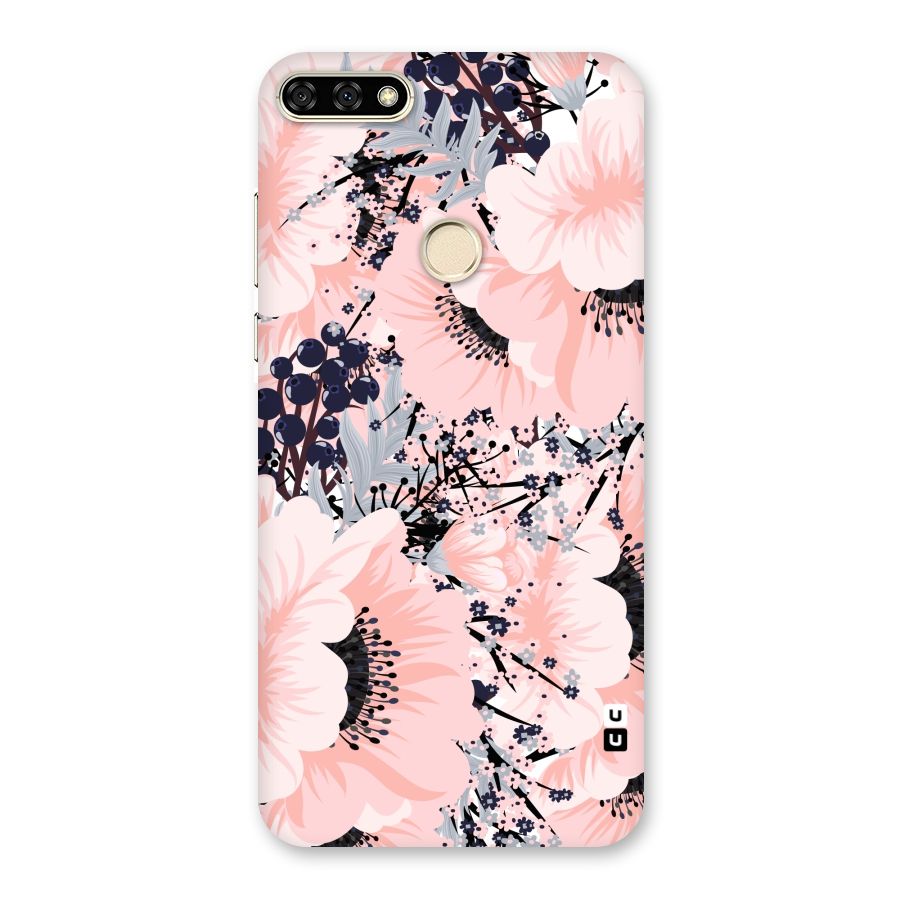 Beautiful Flowers Back Case for Honor 7A