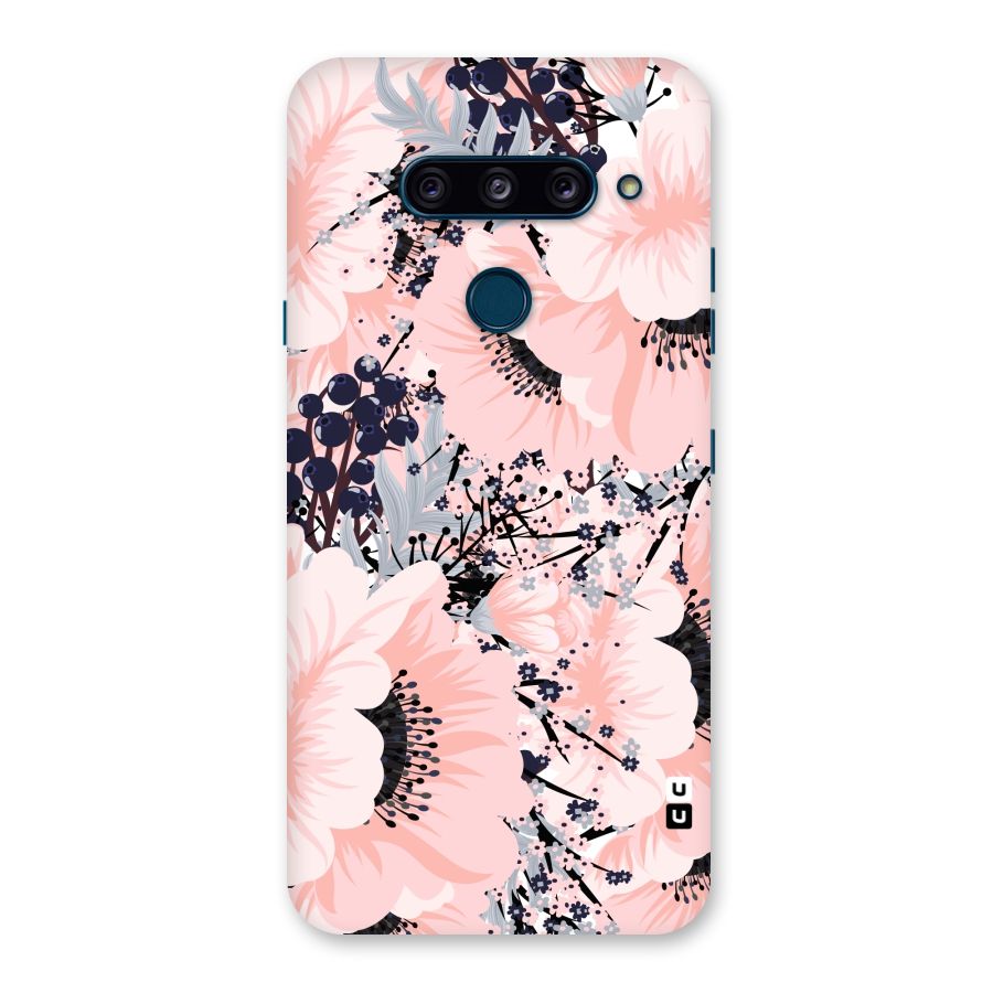 Beautiful Flowers Back Case for LG  V40 ThinQ