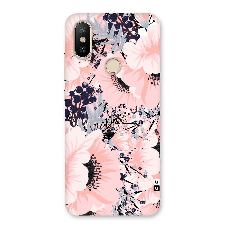 Beautiful Flowers Back Case for Mi A2