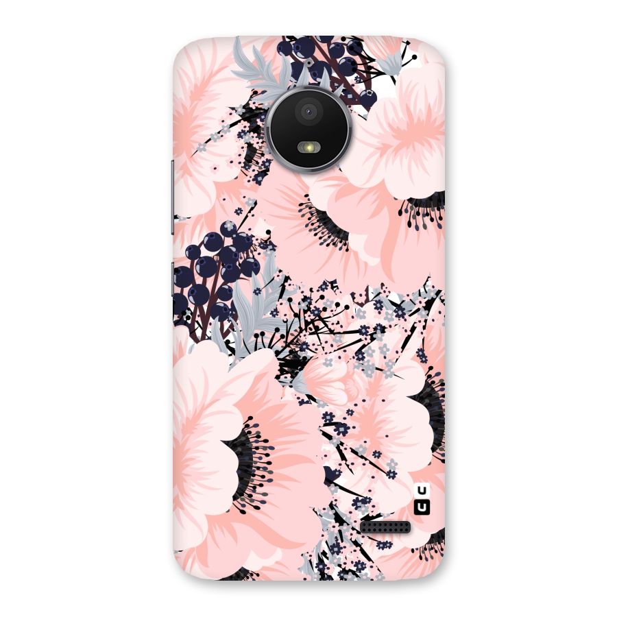 Beautiful Flowers Back Case for Moto E4