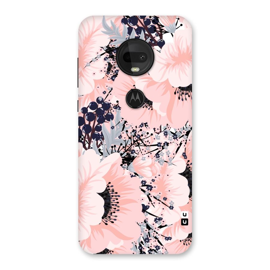 Beautiful Flowers Back Case for Moto G7