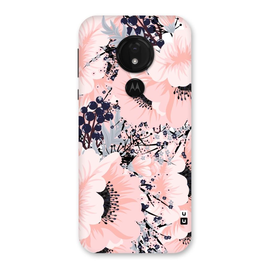 Beautiful Flowers Back Case for Moto G7 Power