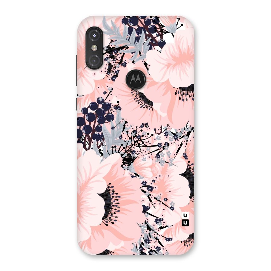 Beautiful Flowers Back Case for Motorola One Power