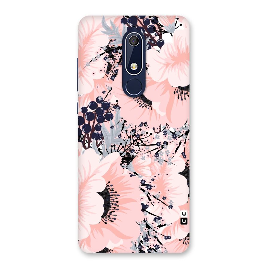 Beautiful Flowers Back Case for Nokia 5.1