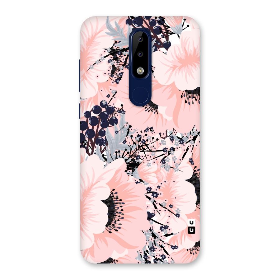 Beautiful Flowers Back Case for Nokia 5.1 Plus