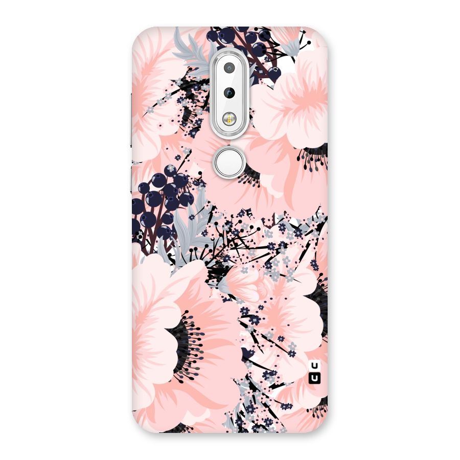 Beautiful Flowers Back Case for Nokia 6.1 Plus