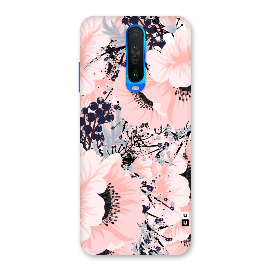Beautiful Flowers Back Case for Poco X2