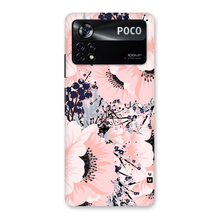 Beautiful Flowers Back Case for Poco X4 Pro 5G