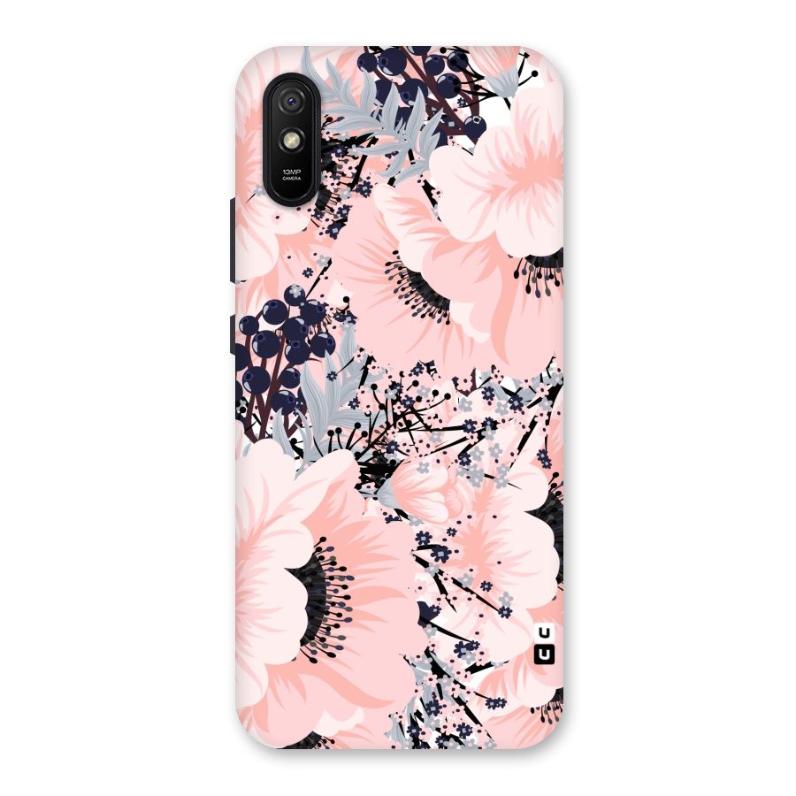 Beautiful Flowers Back Case for Redmi 9i