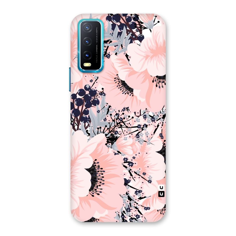 Beautiful Flowers Back Case for Vivo Y20G
