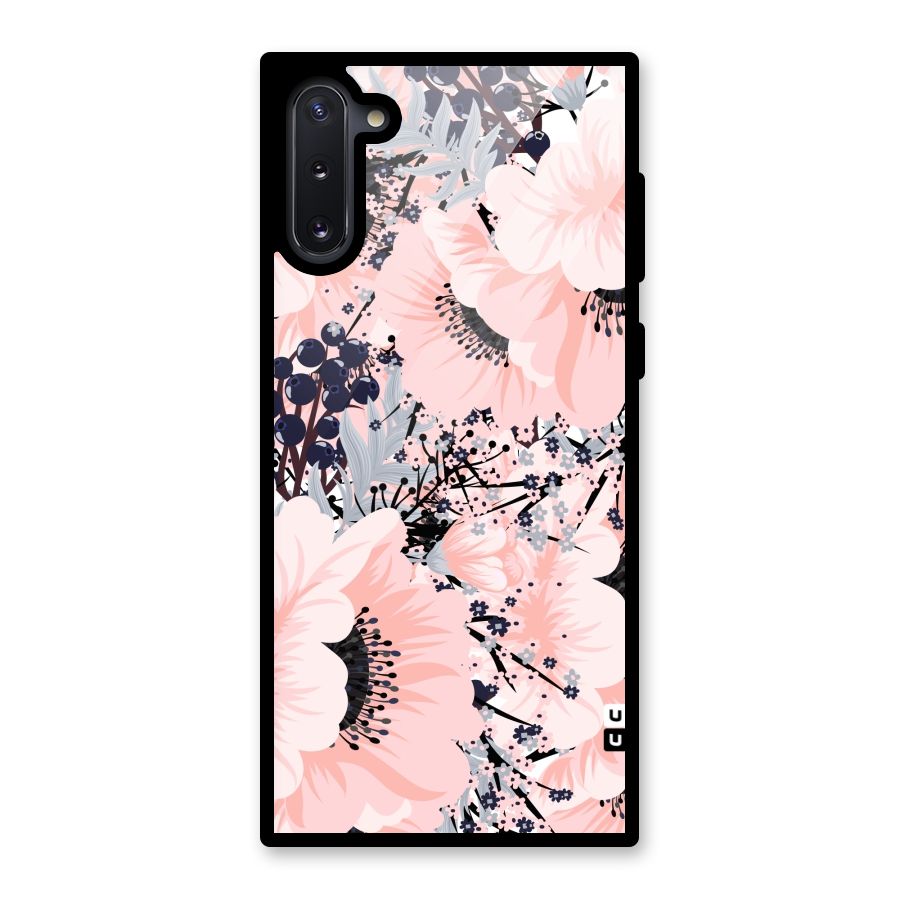 Beautiful Flowers Glass Back Case for Galaxy Note 10