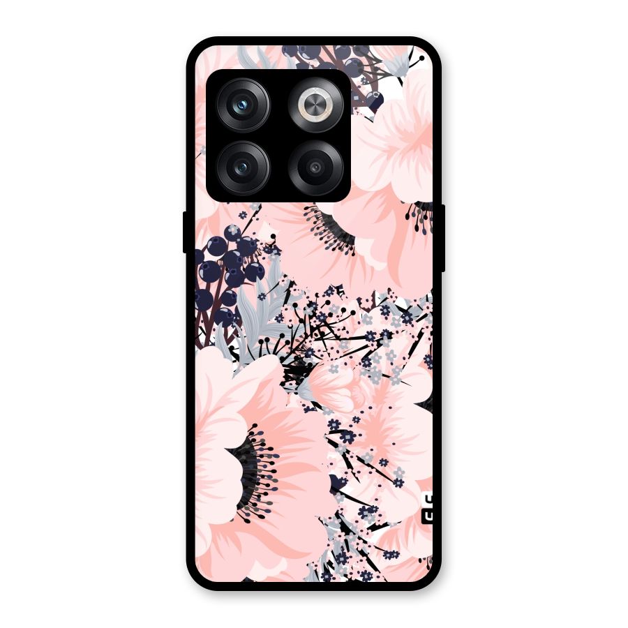 Beautiful Flowers Glass Back Case for OnePlus 10T