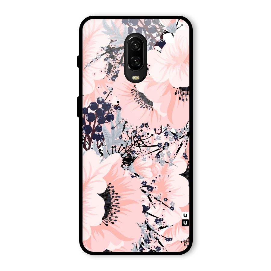 Beautiful Flowers Glass Back Case for OnePlus 6T