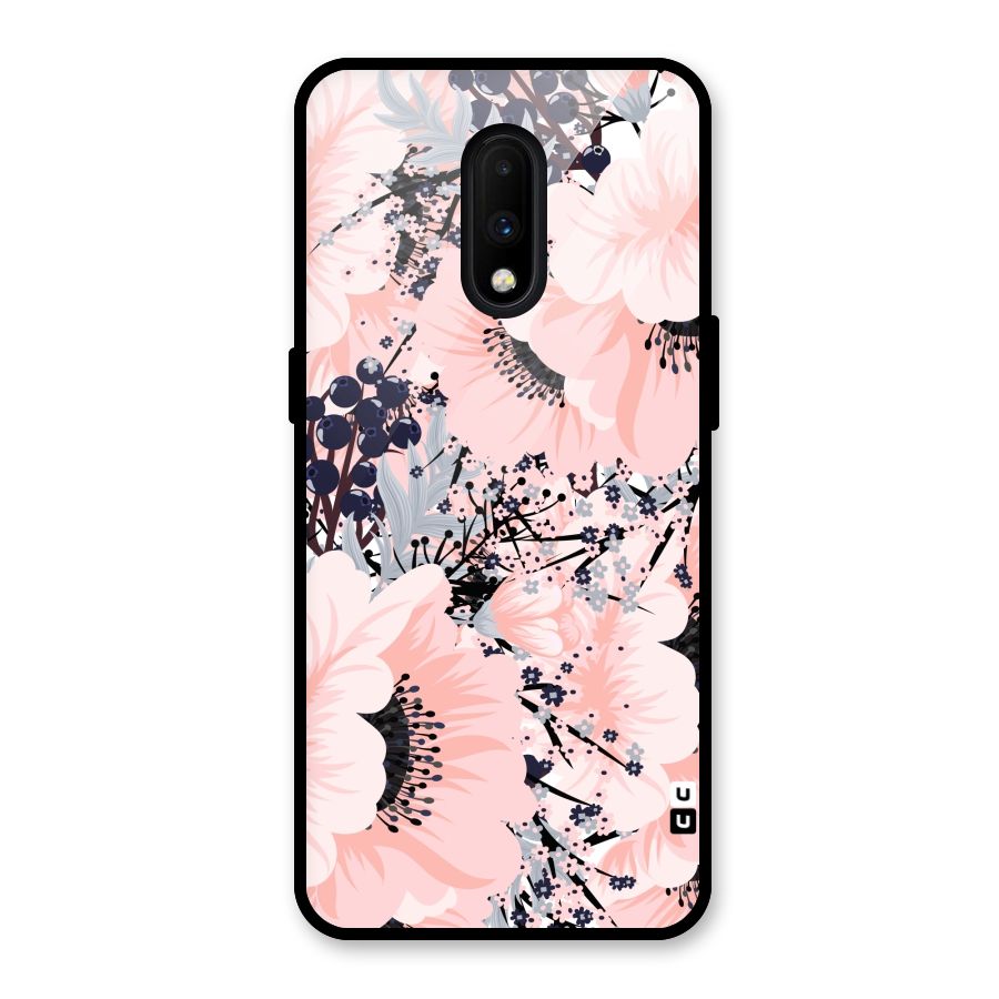 Beautiful Flowers Glass Back Case for OnePlus 7