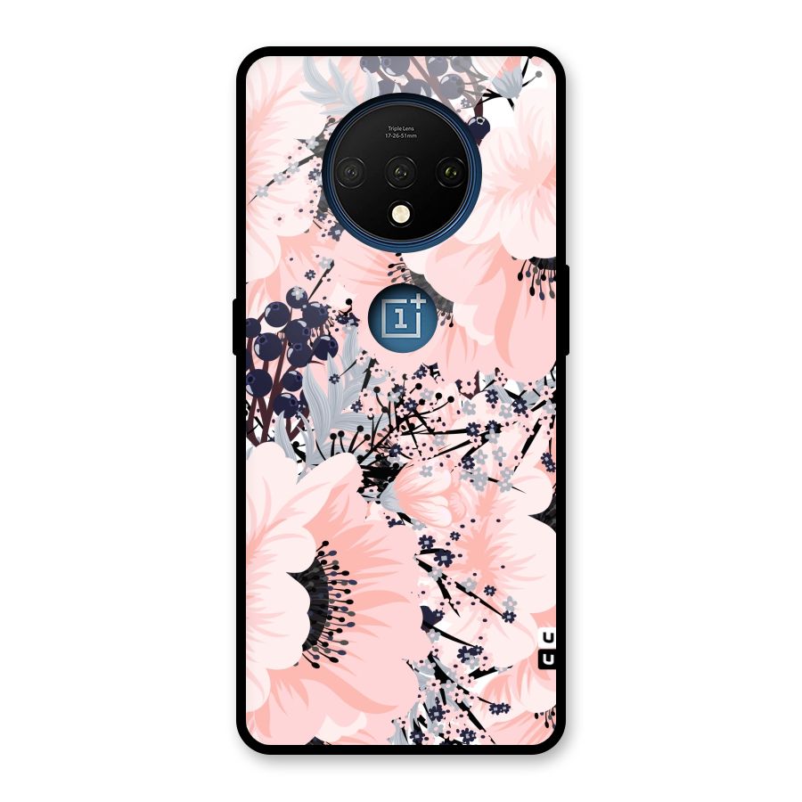 Beautiful Flowers Glass Back Case for OnePlus 7T