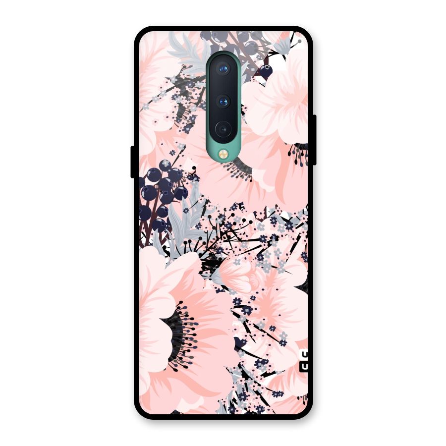 Beautiful Flowers Glass Back Case for OnePlus 8