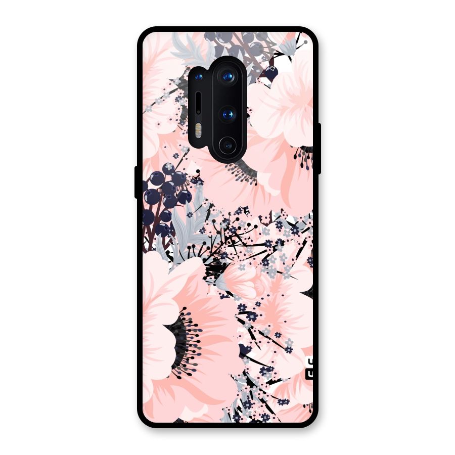 Beautiful Flowers Glass Back Case for OnePlus 8 Pro