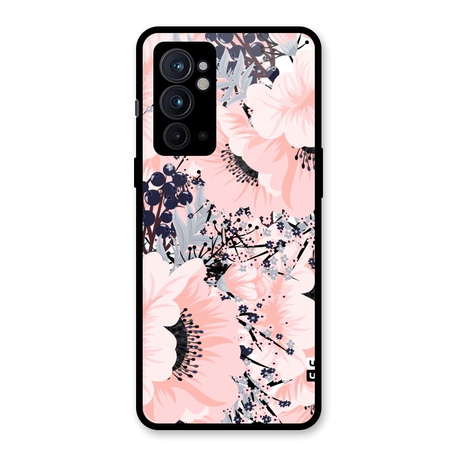 Beautiful Flowers Glass Back Case for OnePlus 9RT 5G