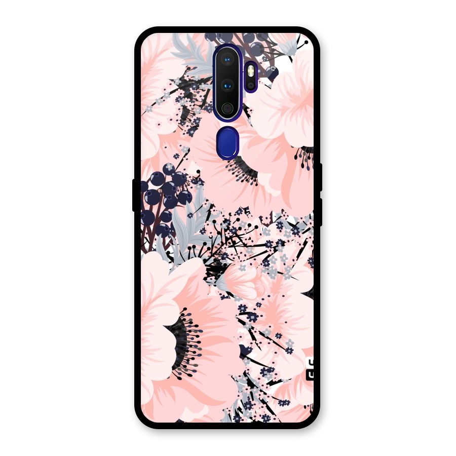 Beautiful Flowers Glass Back Case for Oppo A9 (2020)