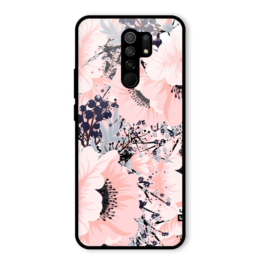 Beautiful Flowers Glass Back Case for Poco M2