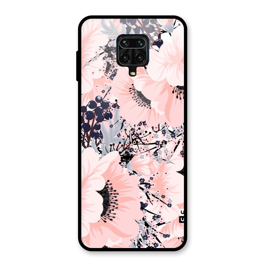 Beautiful Flowers Glass Back Case for Poco M2 Pro