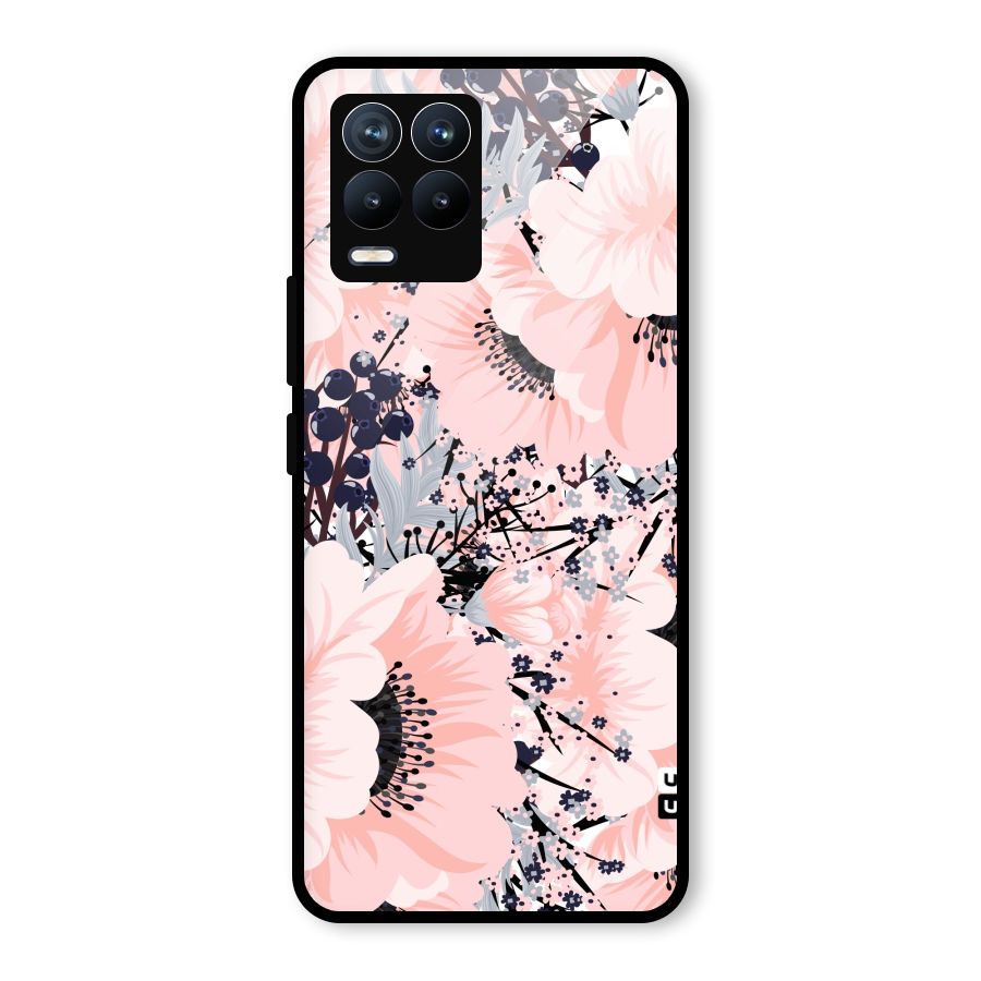 Beautiful Flowers Glass Back Case for Realme 8 Pro