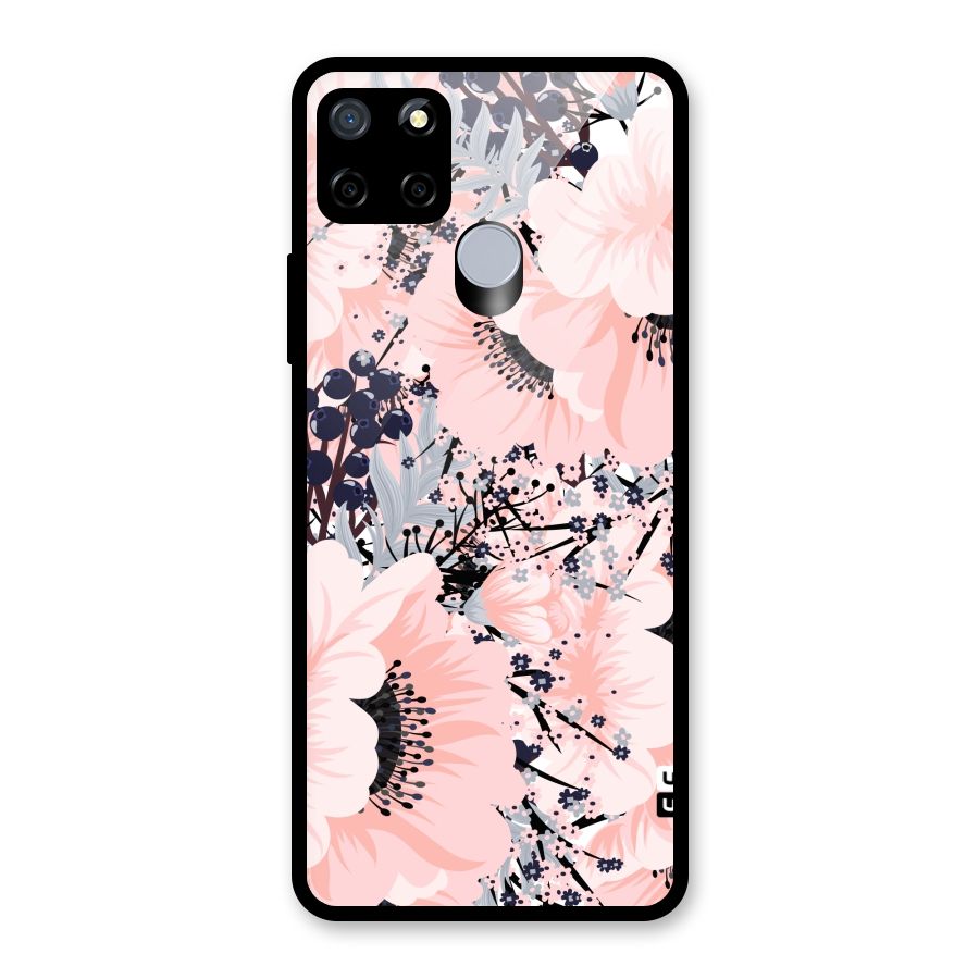 Beautiful Flowers Glass Back Case for Realme Narzo 20