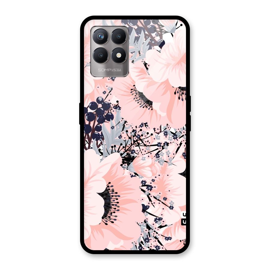 Beautiful Flowers Glass Back Case for Realme Narzo 50
