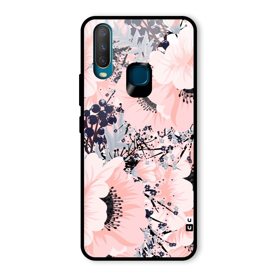Beautiful Flowers Glass Back Case for Vivo U10