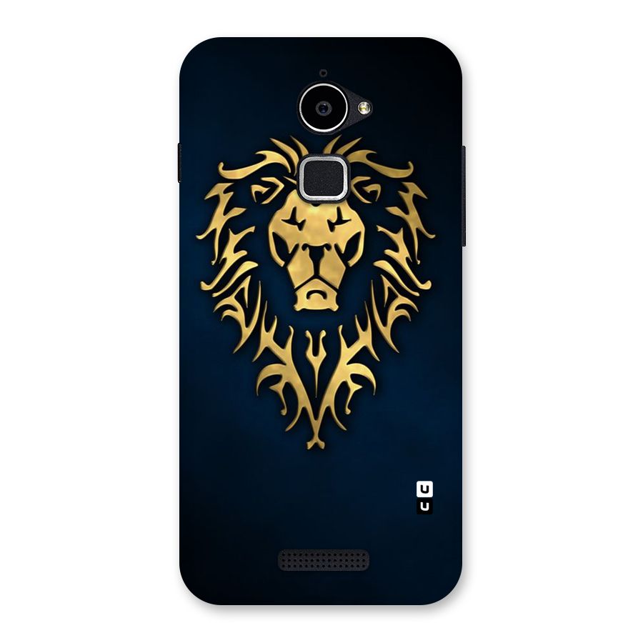 Beautiful Golden Lion Design Back Case for Coolpad Note 3 Lite