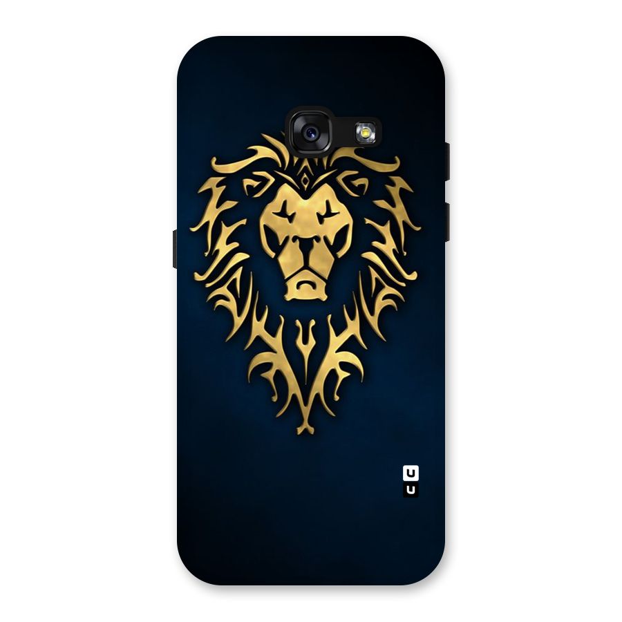Beautiful Golden Lion Design Back Case for Galaxy A3 (2017)