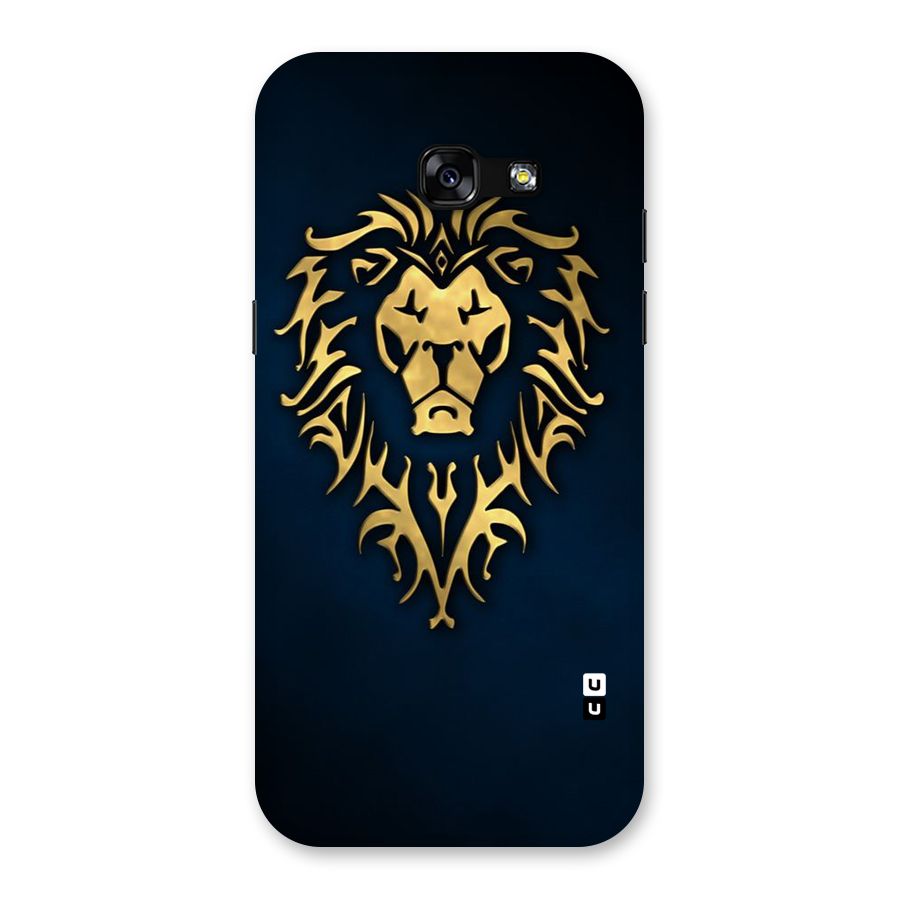 Beautiful Golden Lion Design Back Case for Galaxy A5 2017