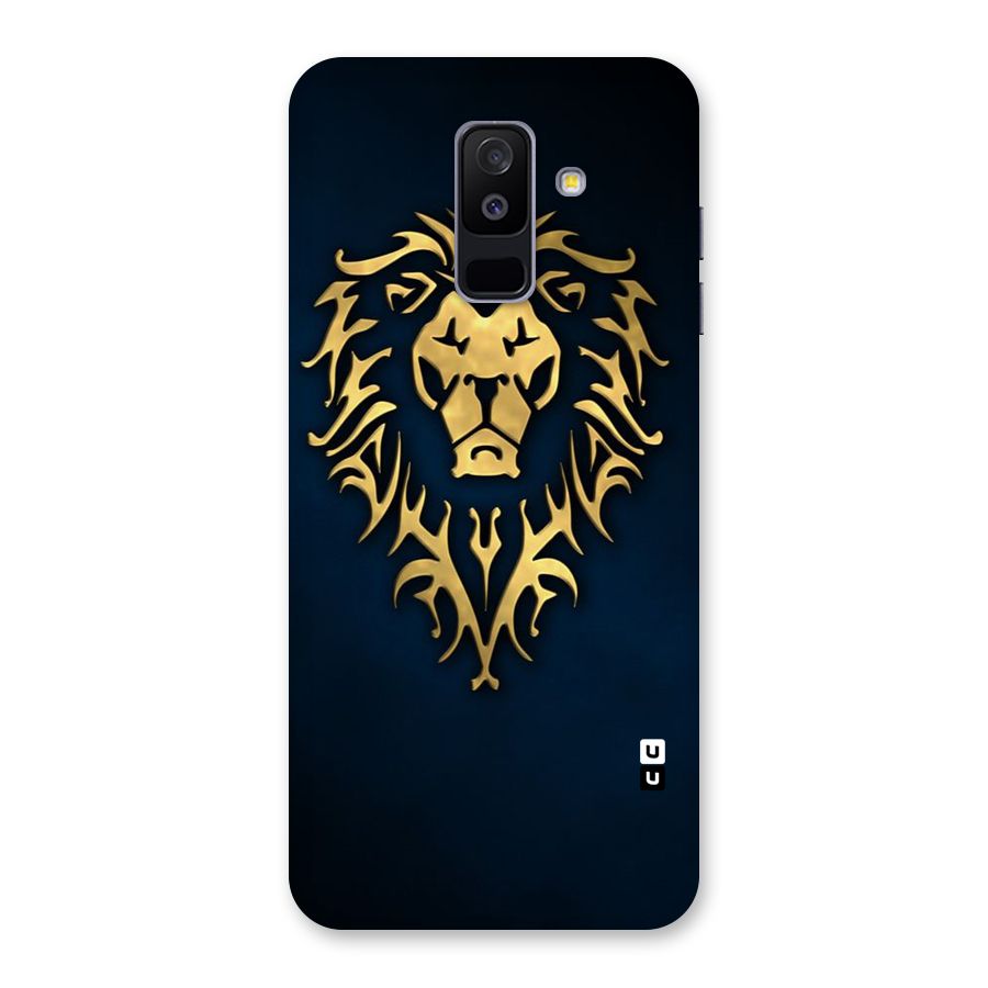 Beautiful Golden Lion Design Back Case for Galaxy A6 Plus