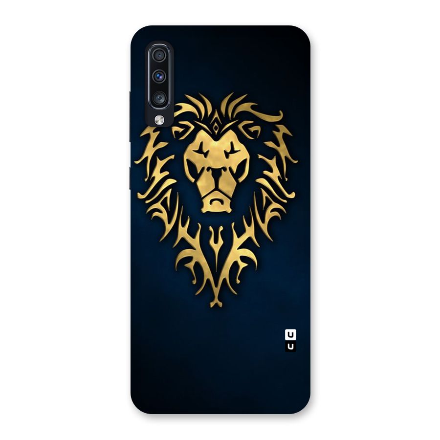 Beautiful Golden Lion Design Back Case for Galaxy A70