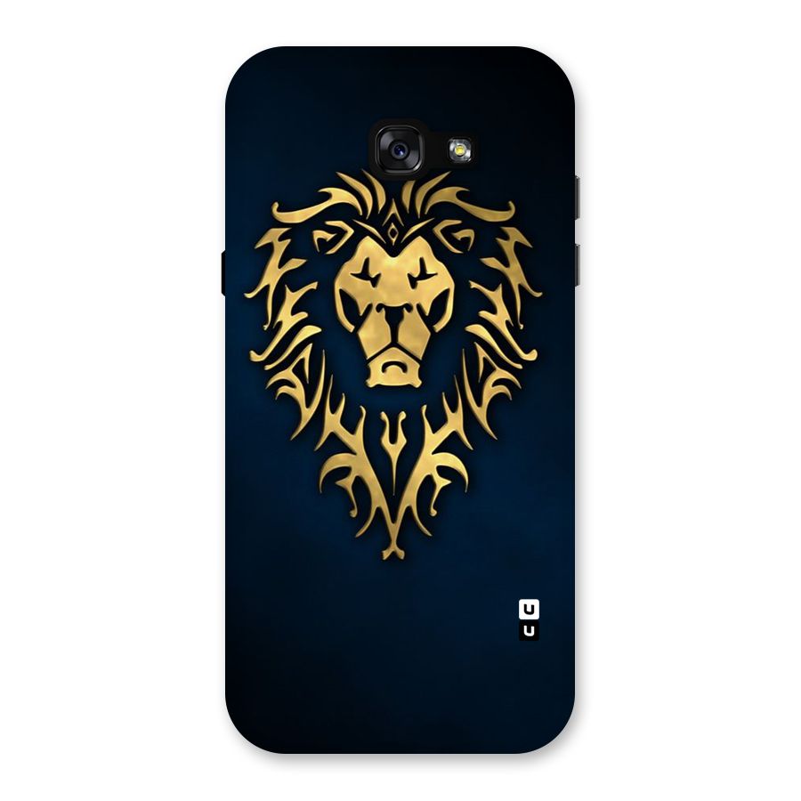 Beautiful Golden Lion Design Back Case for Galaxy A7 (2017)