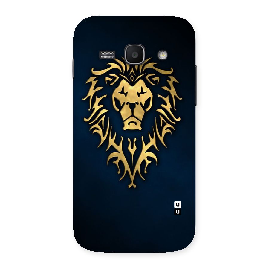 Beautiful Golden Lion Design Back Case for Galaxy Ace 3