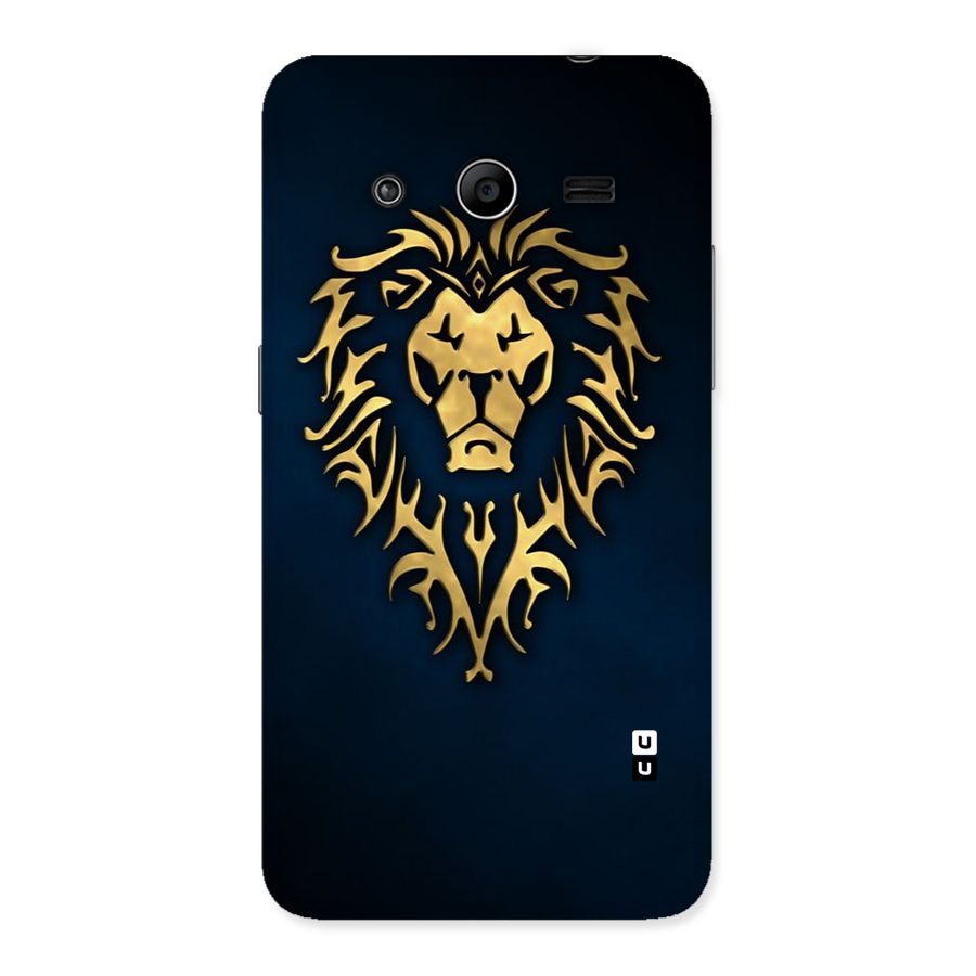 Beautiful Golden Lion Design Back Case for Galaxy Core 2