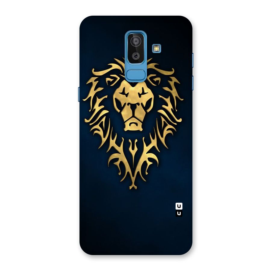Beautiful Golden Lion Design Back Case for Galaxy J8