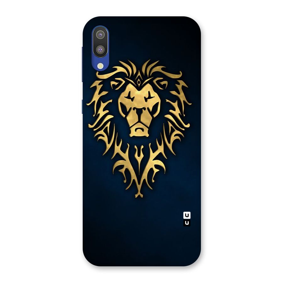 Beautiful Golden Lion Design Back Case for Galaxy M10