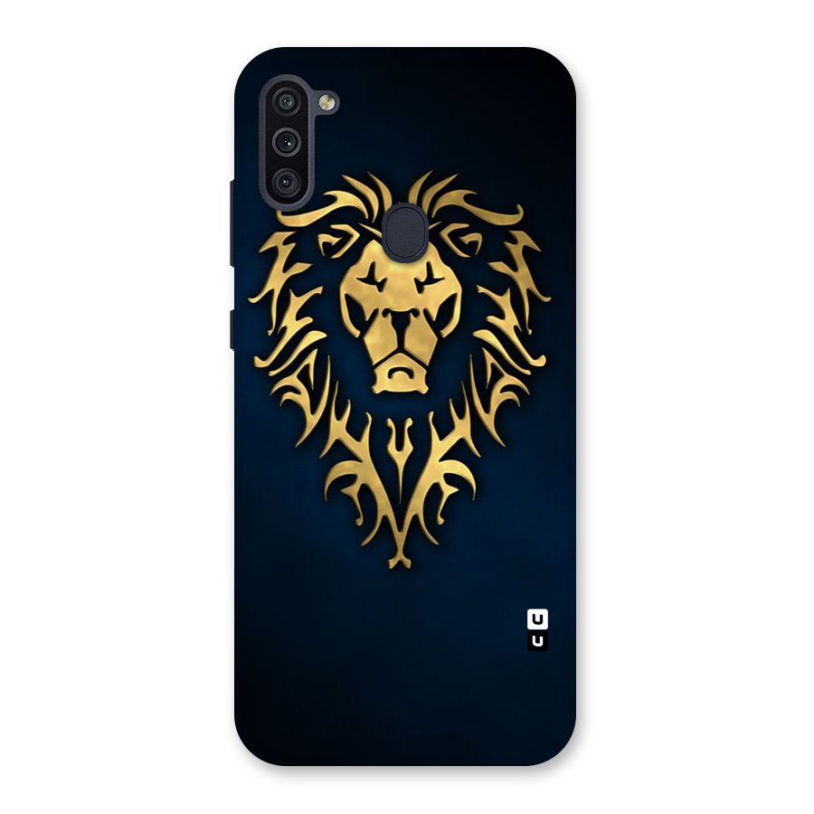 Beautiful Golden Lion Design Back Case for Galaxy M11