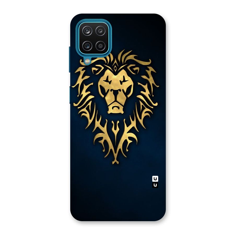 Beautiful Golden Lion Design Back Case for Galaxy M12