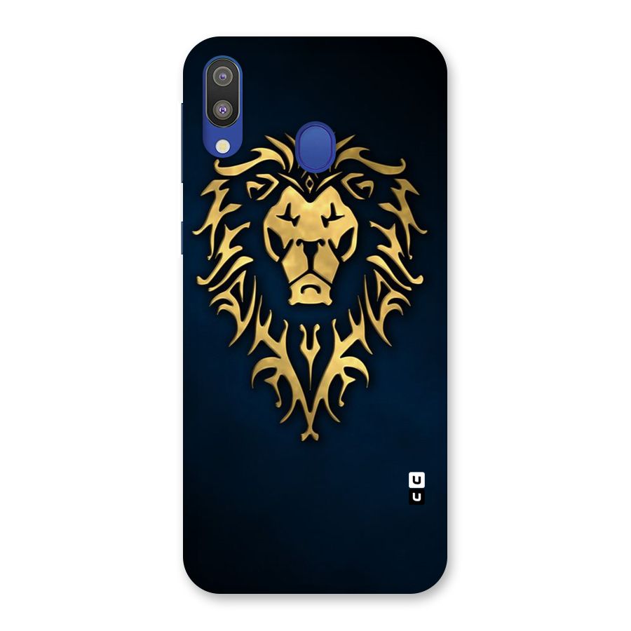 Beautiful Golden Lion Design Back Case for Galaxy M20