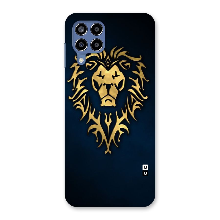 Beautiful Golden Lion Design Back Case for Galaxy M53 5G
