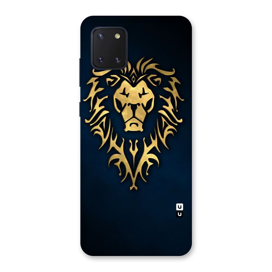 Beautiful Golden Lion Design Back Case for Galaxy Note 10 Lite