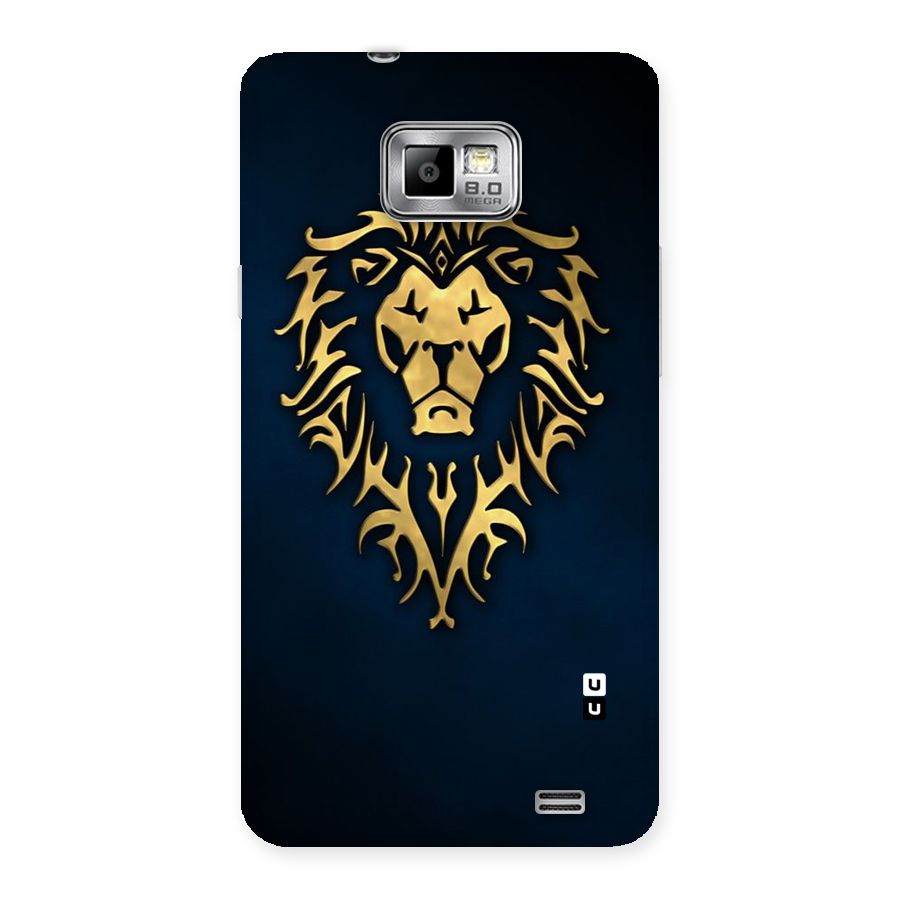 Beautiful Golden Lion Design Back Case for Galaxy S2