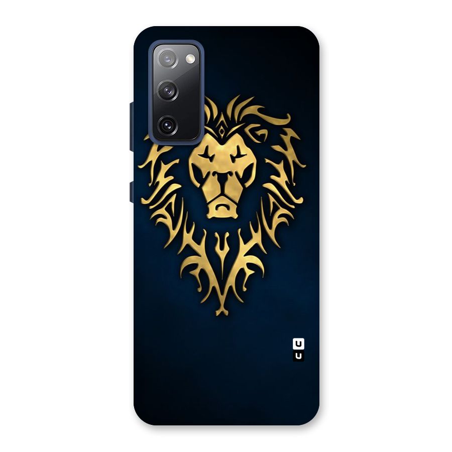 Beautiful Golden Lion Design Back Case for Galaxy S20 FE