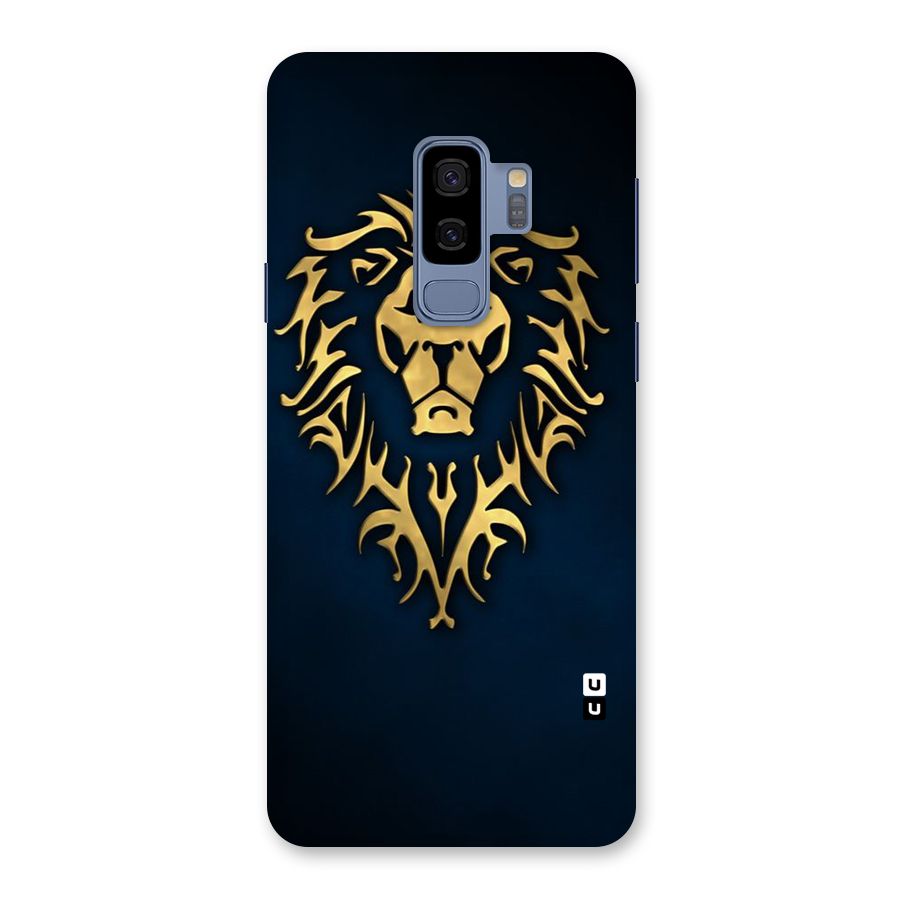 Beautiful Golden Lion Design Back Case for Galaxy S9 Plus